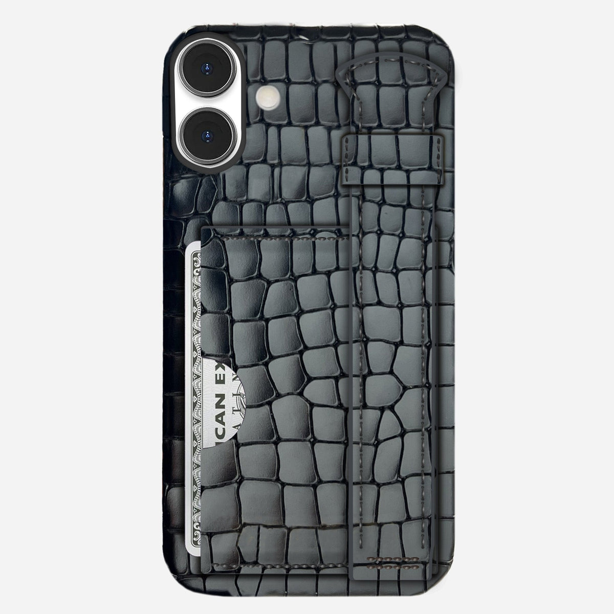 iPhone 16 Plus Leather Case — Lusso Handle Cardholder