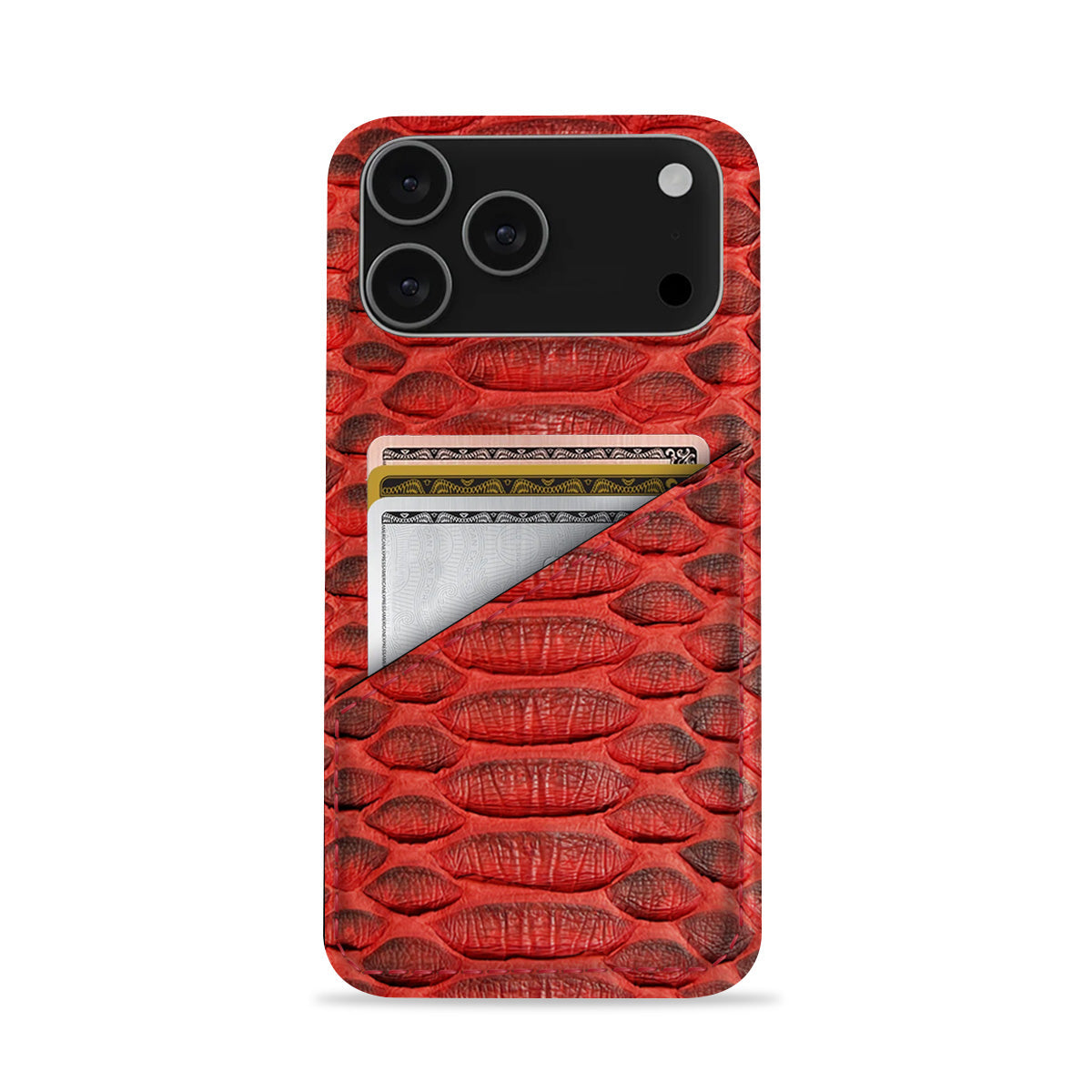 iPhone 17 Pro Max Leather Case — Piton Cardholder