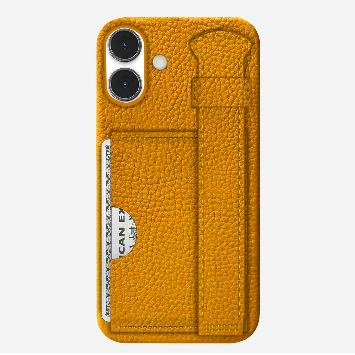 iPhone 16 Plus Leather Case — Ashe Handle Cardholder