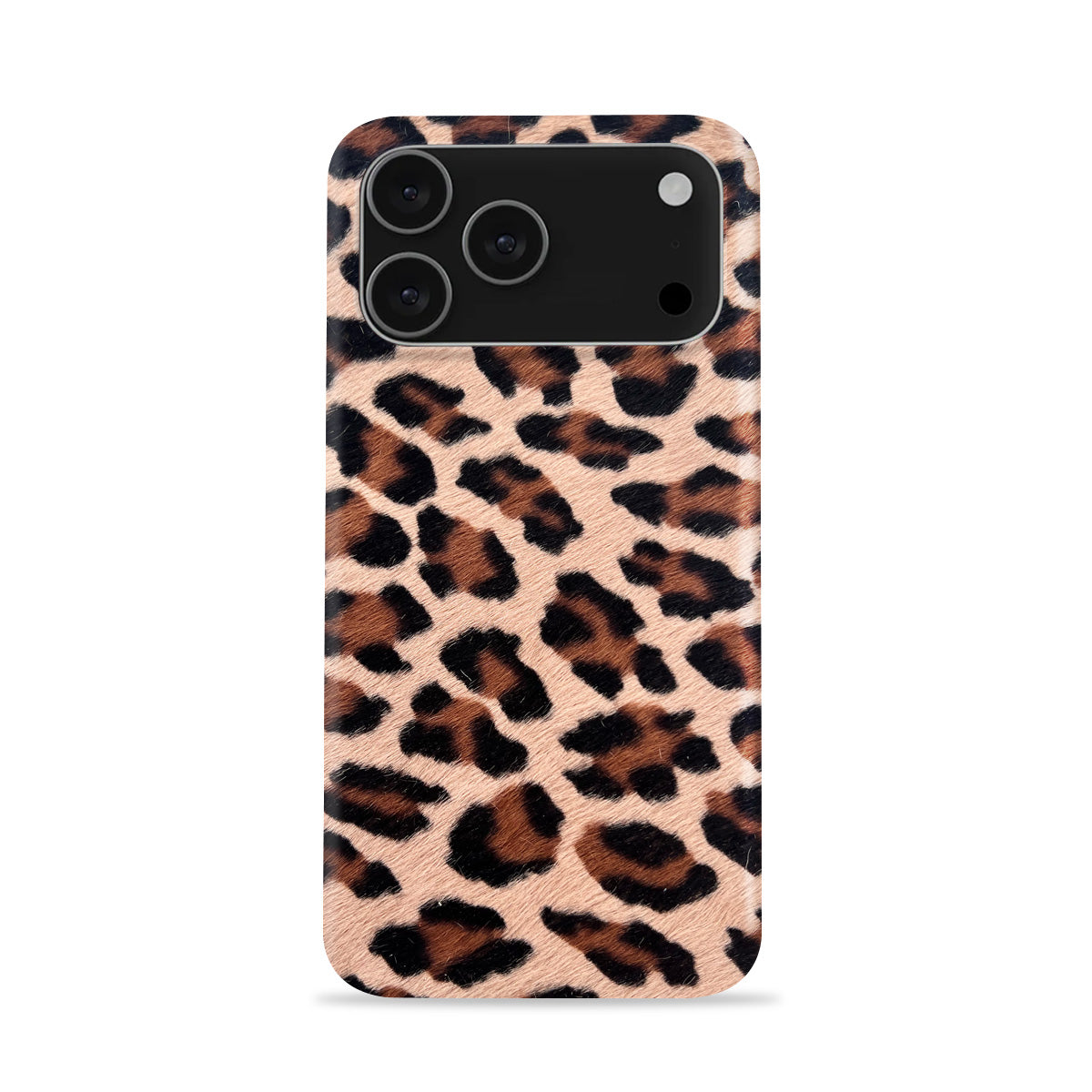 iPhone 17 Pro Leather Case — Leopard