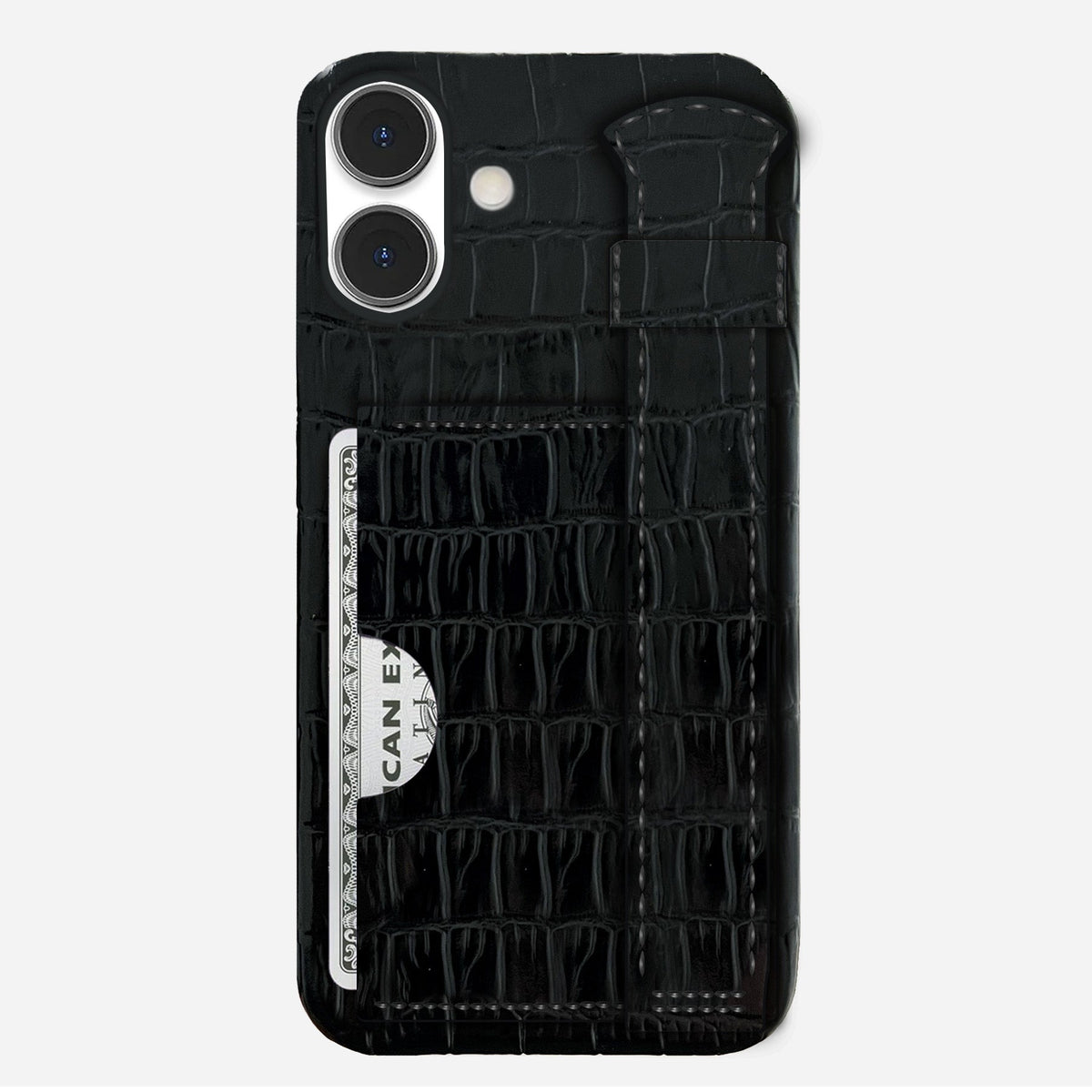 iPhone 16 Leather Case — Vega Handle Cardholder