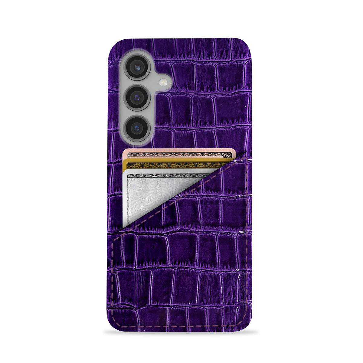 Galaxy S24 Plus Leather Case — Vega Cardholder