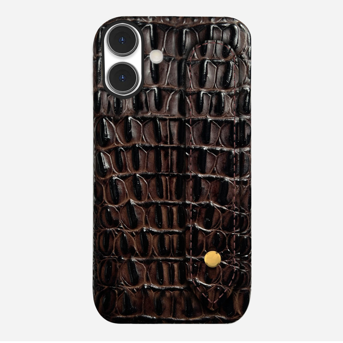 iPhone 16 Plus Leather Case — Titan Handle