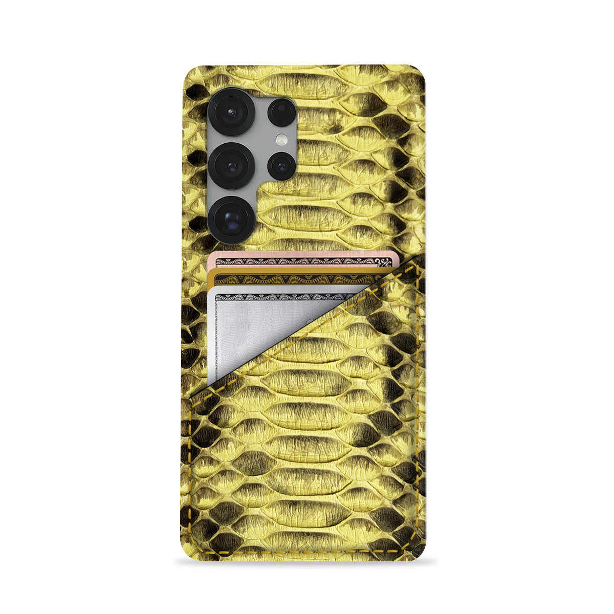 Galaxy S26 Ultra Leather Case — Piton Cardholder