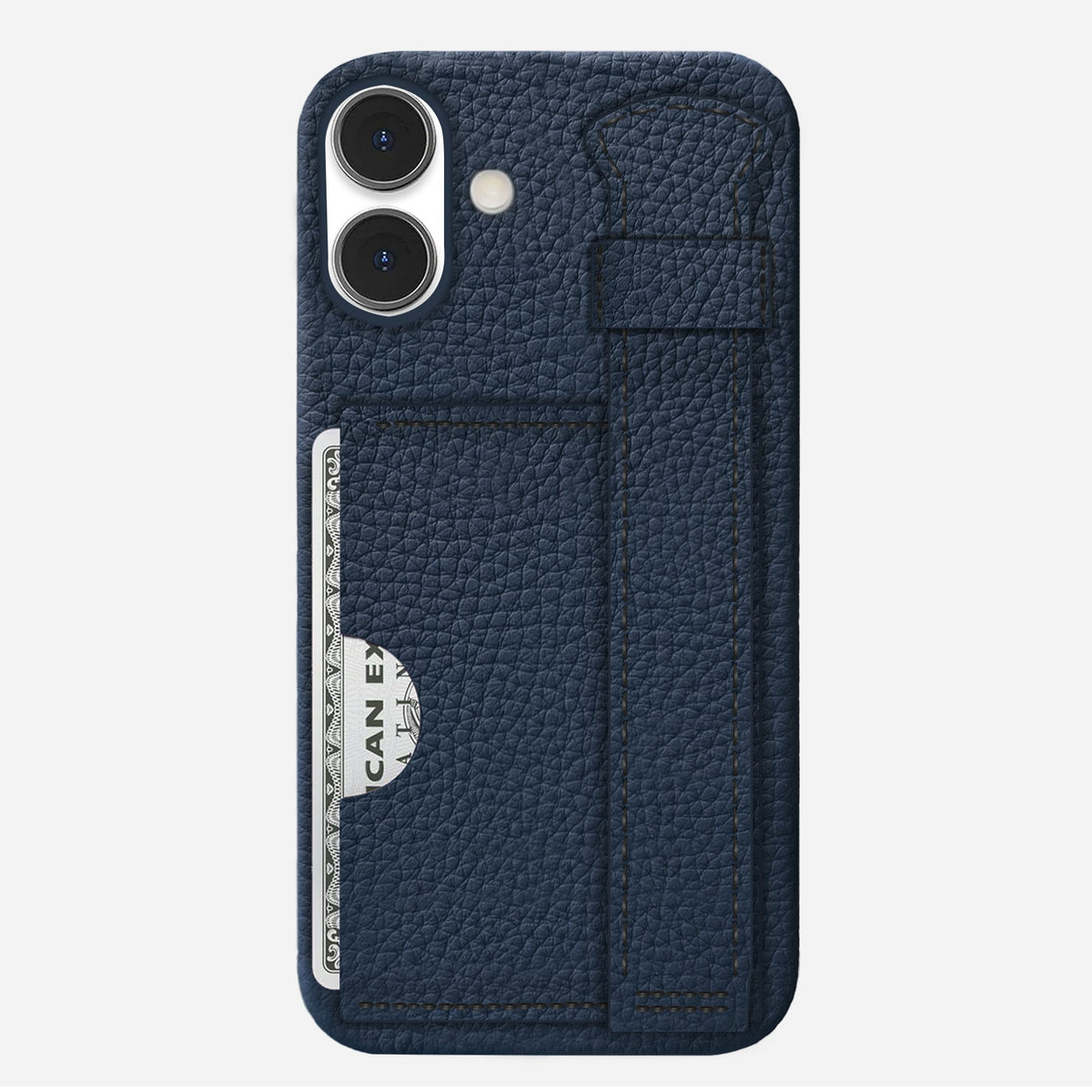 iPhone 16 Plus Leather Case — Ashe Handle Cardholder