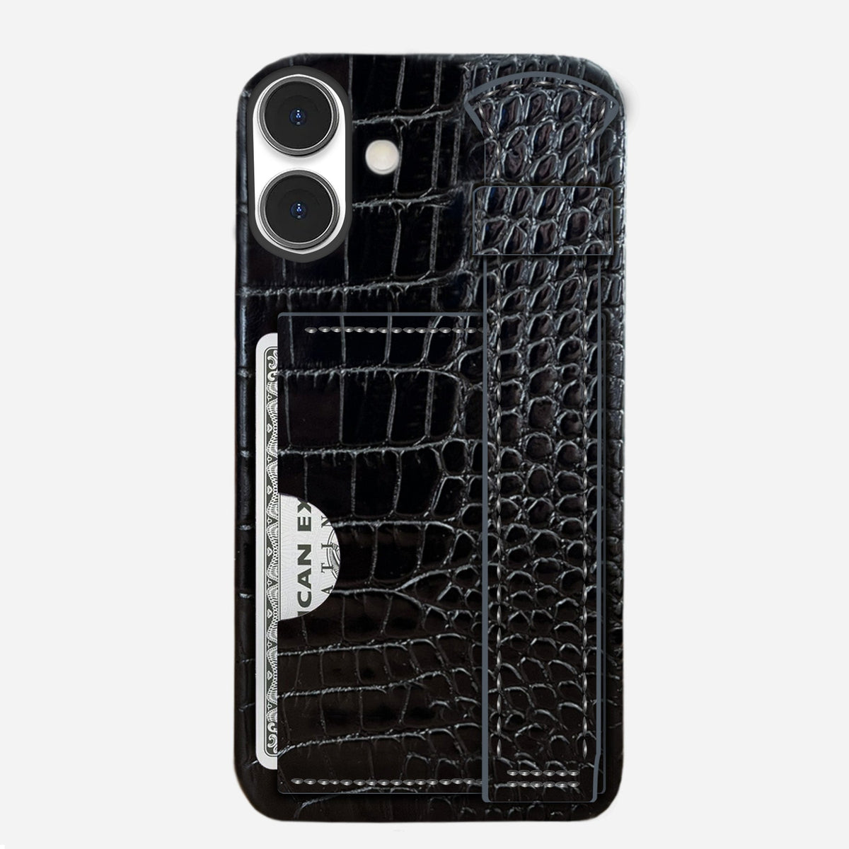 iPhone 16 Plus Leather Case — Neo Handle Cardholder