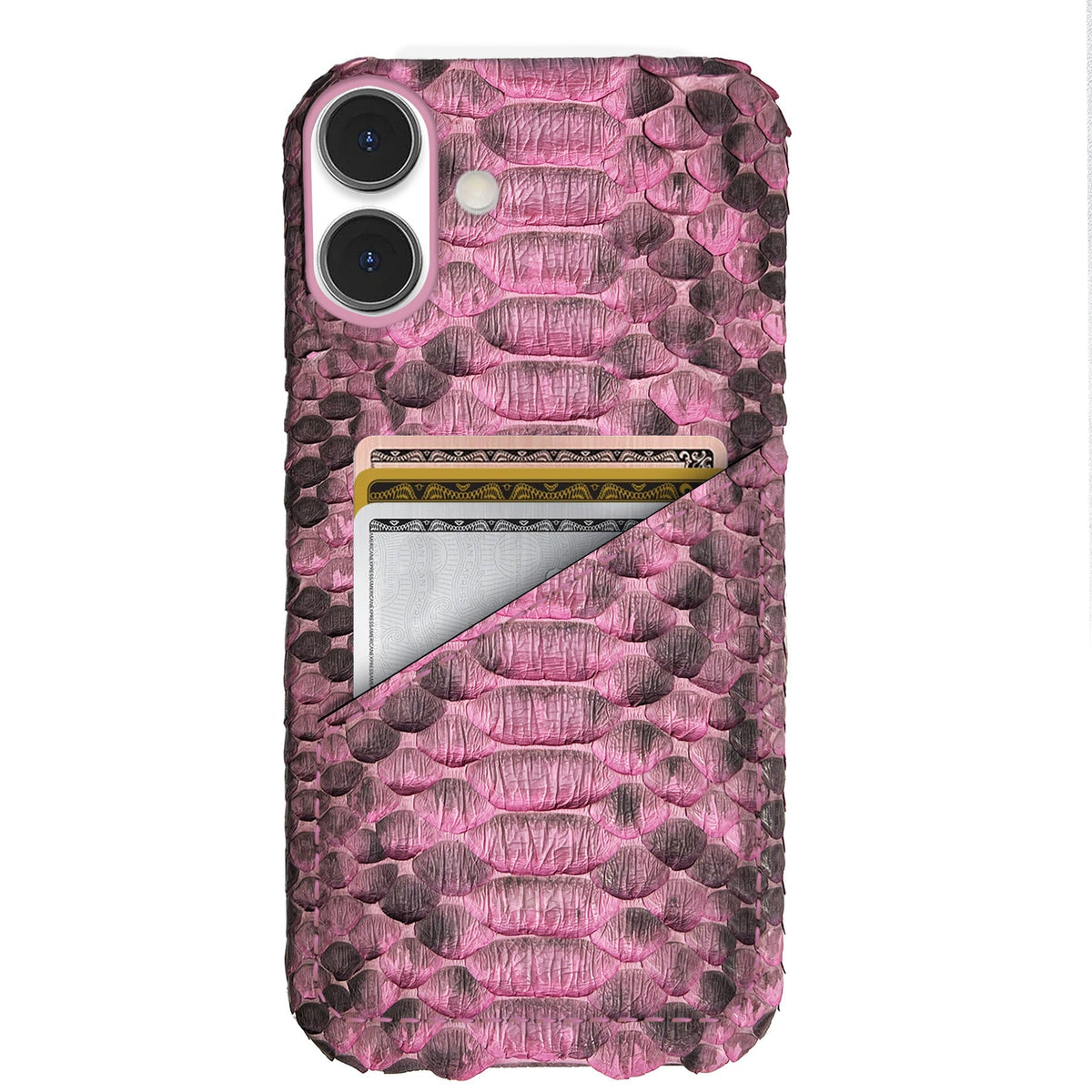 iPhone 16 Plus Leather Case — Piton Cardholder