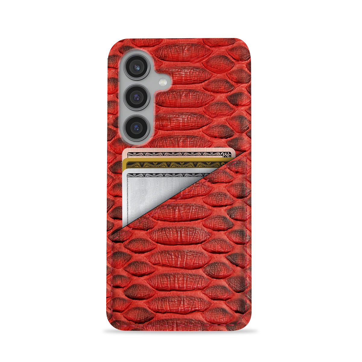 Galaxy S24 Leather Case — Piton Cardholder