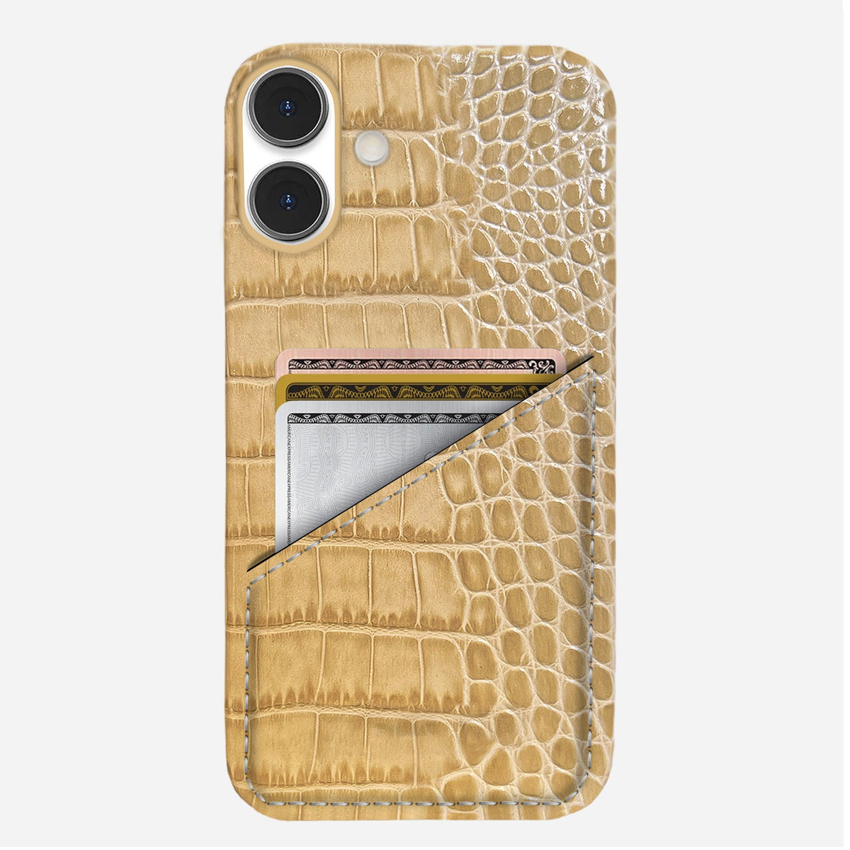 iPhone 16 Leather Case — Neo Cardholder