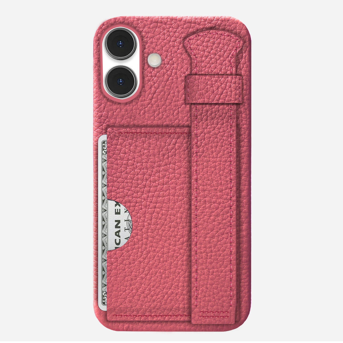 iPhone 16 Plus Leather Case — Ashe Handle Cardholder