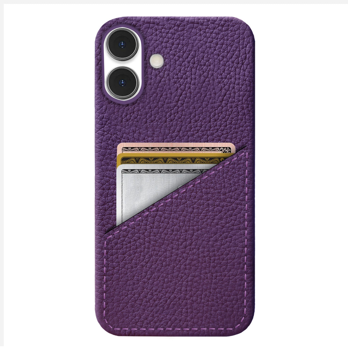 iPhone 16 Leather Case — Ashe Cardholder