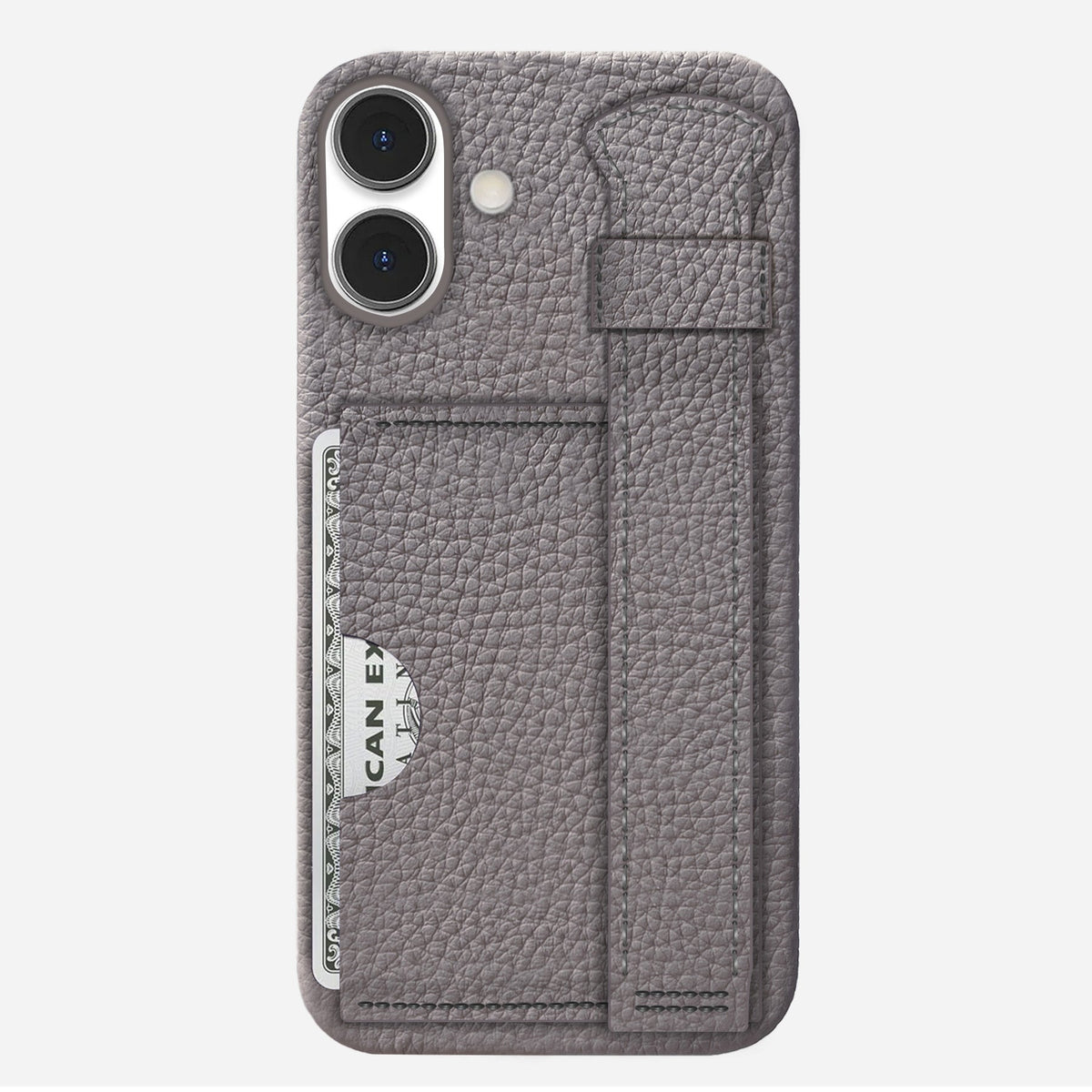 iPhone 16 Plus Leather Case — Ashe Handle Cardholder
