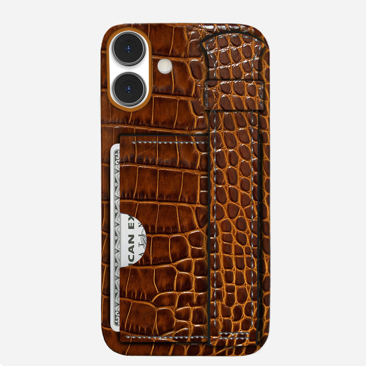iPhone 16 Plus Leather Case — Neo Handle Cardholder