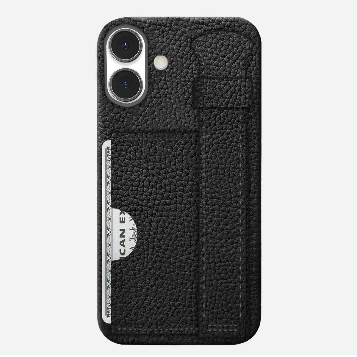 iPhone 16 Plus Leather Case — Ashe Handle Cardholder