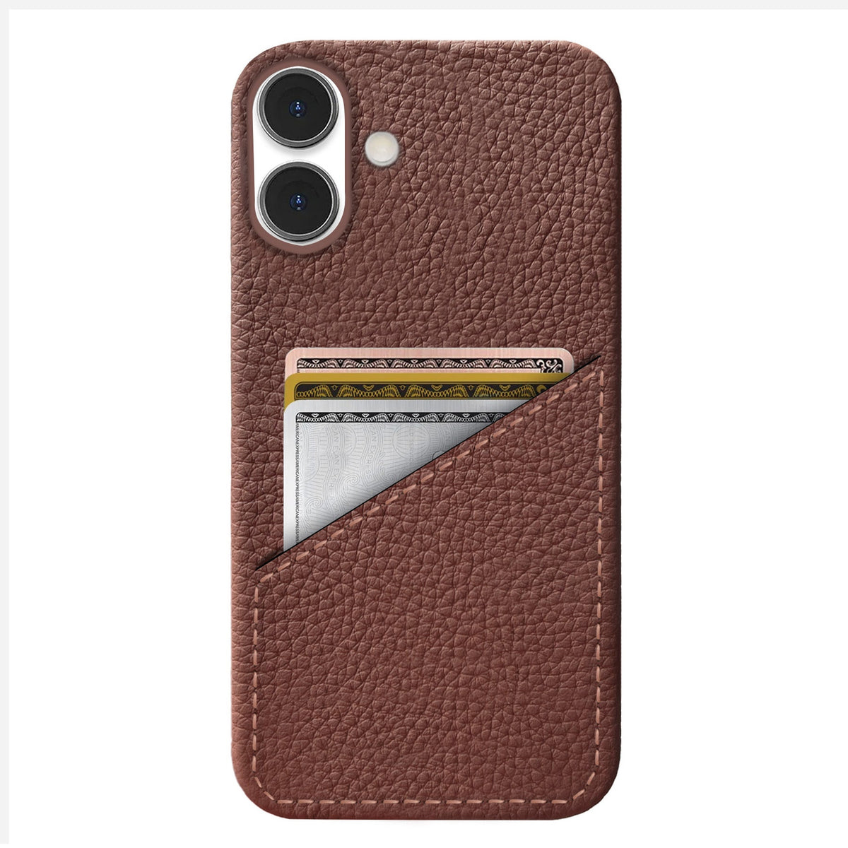 iPhone 16 Leather Case — Ashe Cardholder