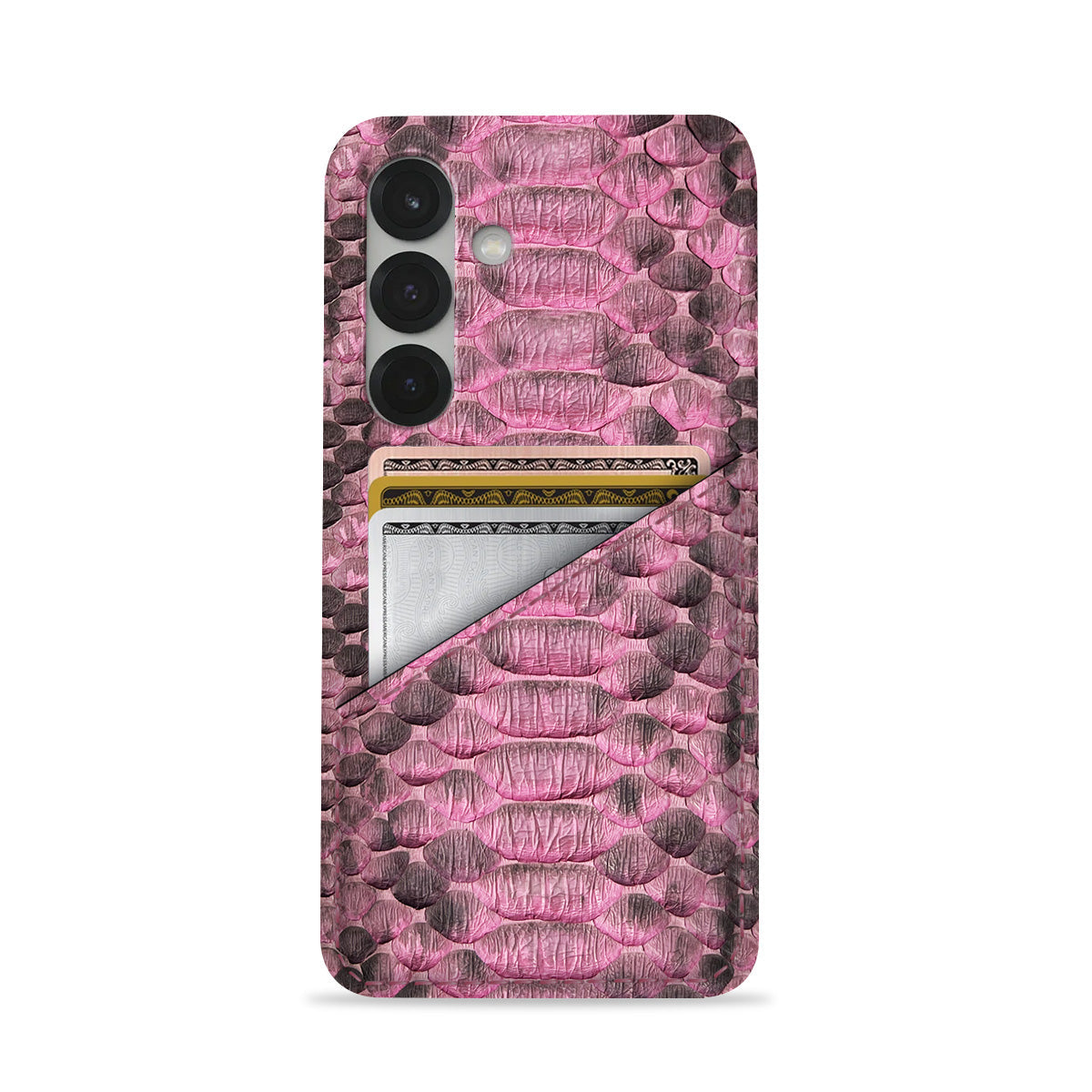 Galaxy S25 Leather Case — Piton Cardholder