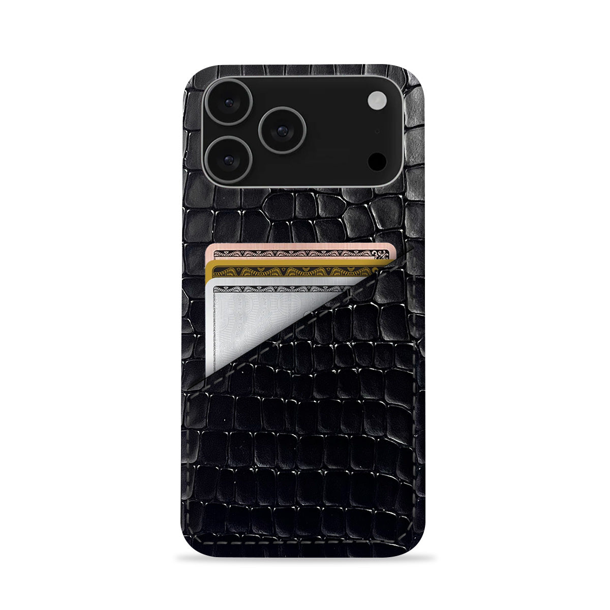 iPhone 17 Pro Leather Case — Lusso Cardholder