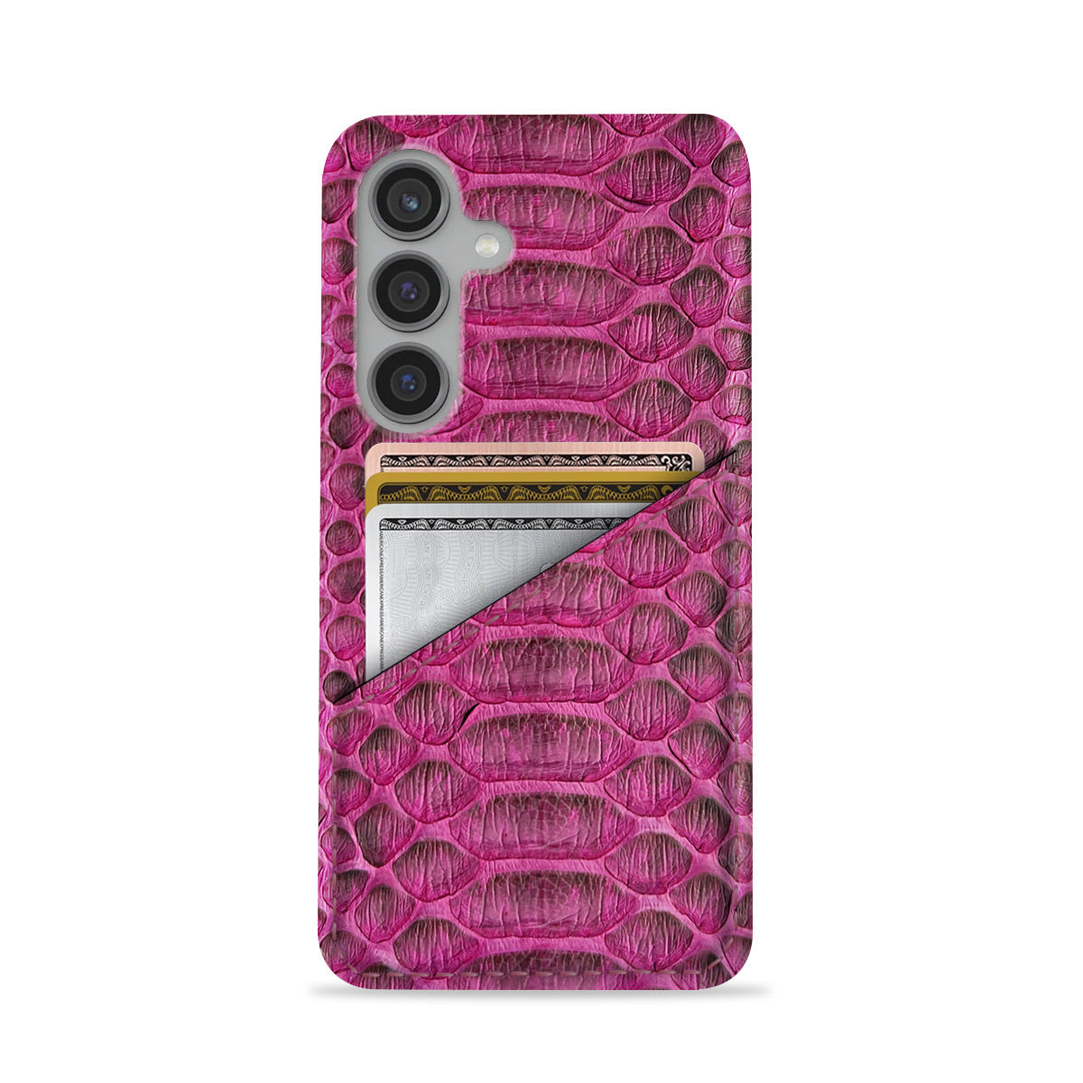 Galaxy S24 FE Leather Case — Piton Cardholder