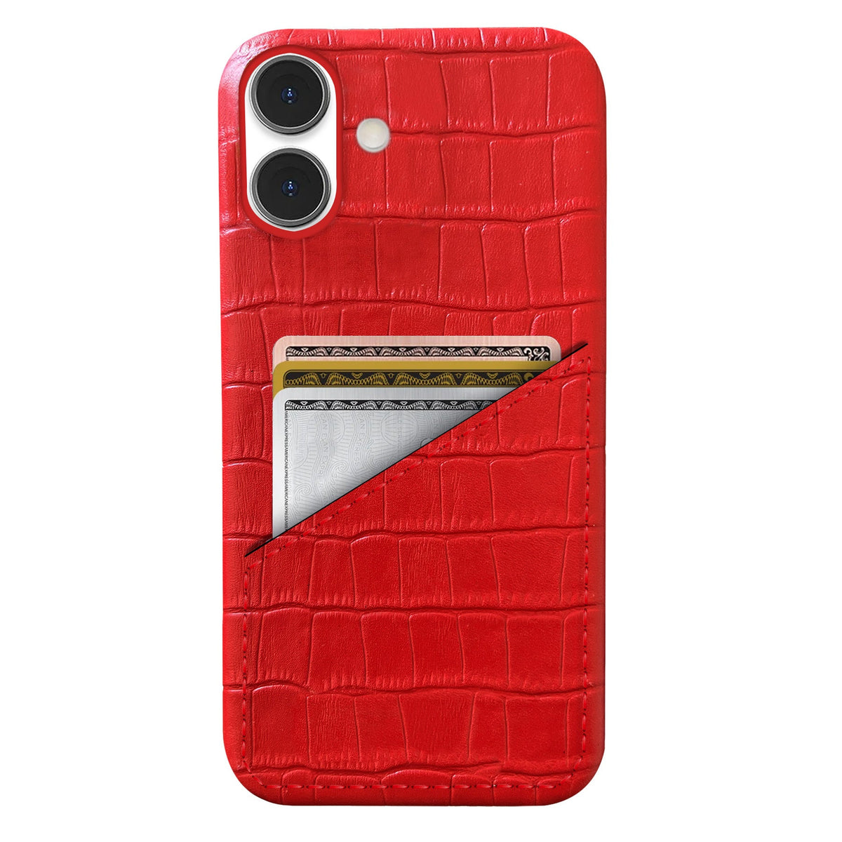 iPhone 16 Plus Leather Case — Vega Cardholder