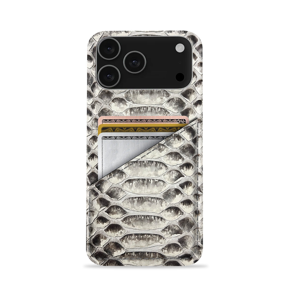 iPhone 17 Pro Max Leather Case — Piton Cardholder