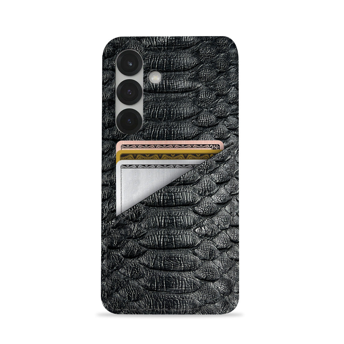 Galaxy S26 Plus Leather Case — Piton Cardholder