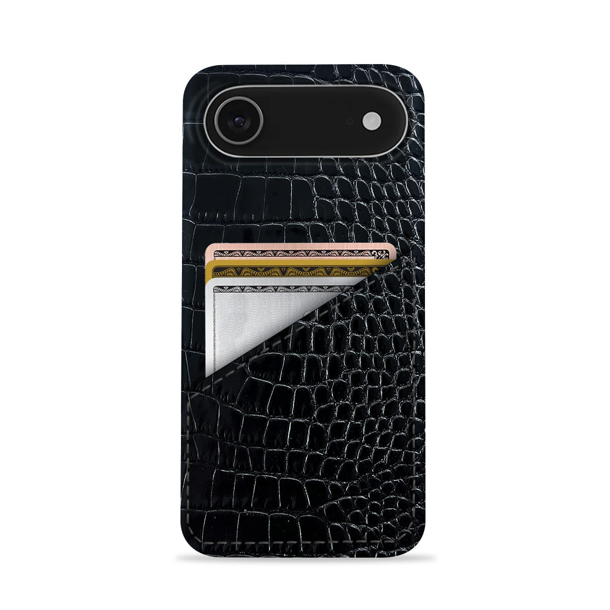 iPhone 17 Air Leather Case — Neo Cardholder