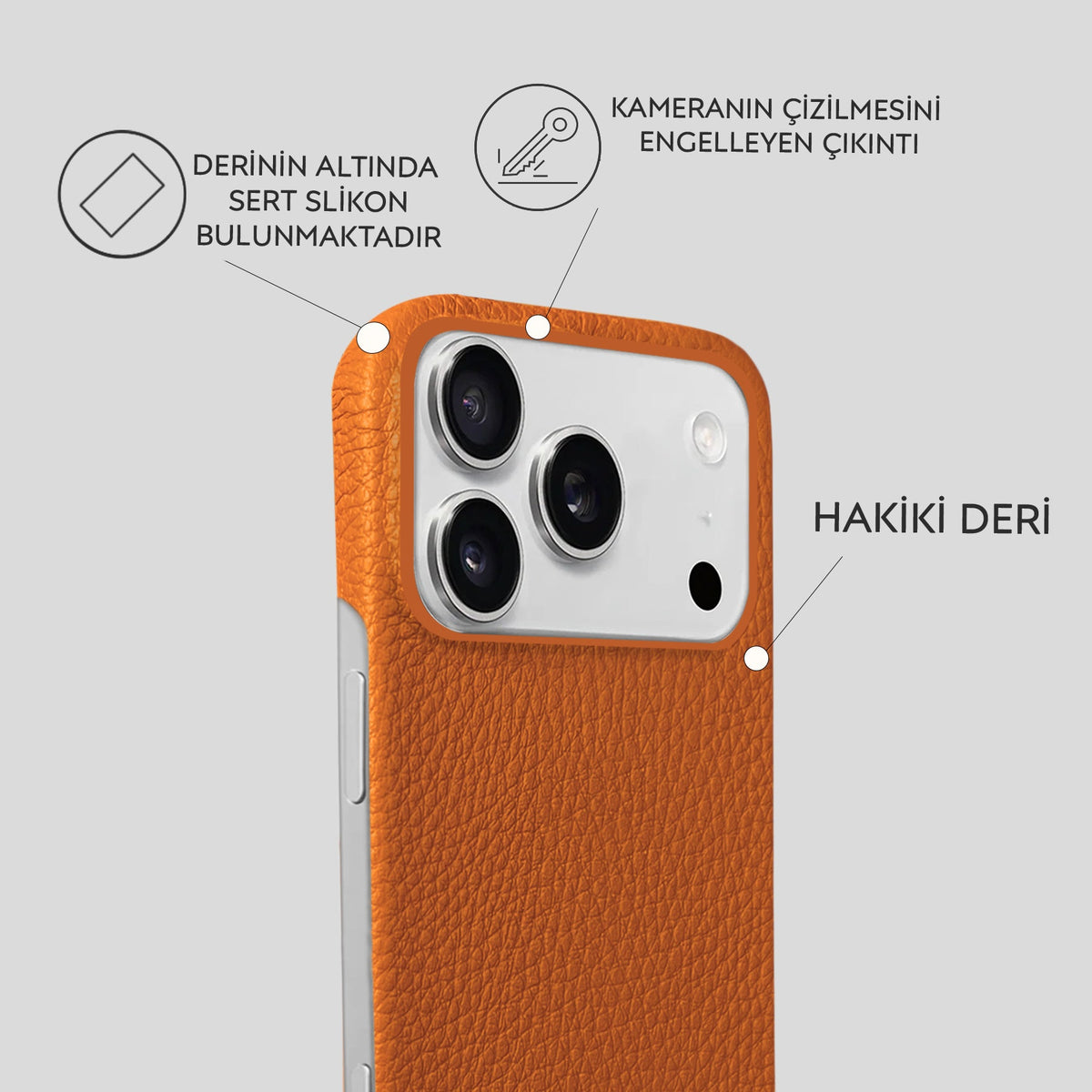 iPhone 18 Pro Max Leather Case — Ashe