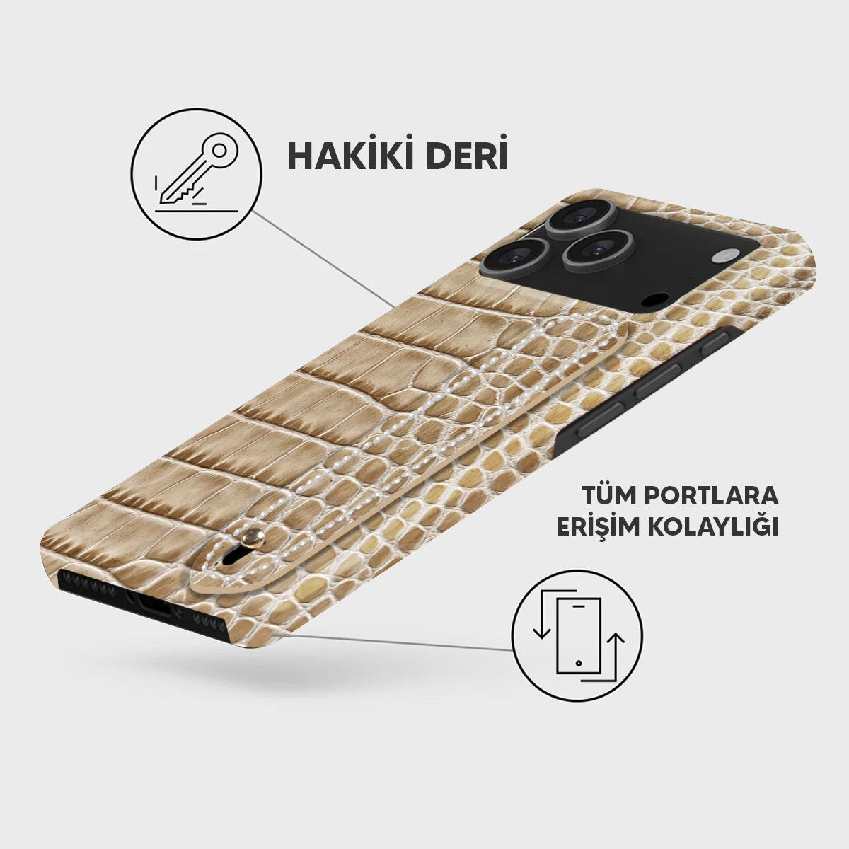 iPhone 18 Pro Leather Case — Neo Handle