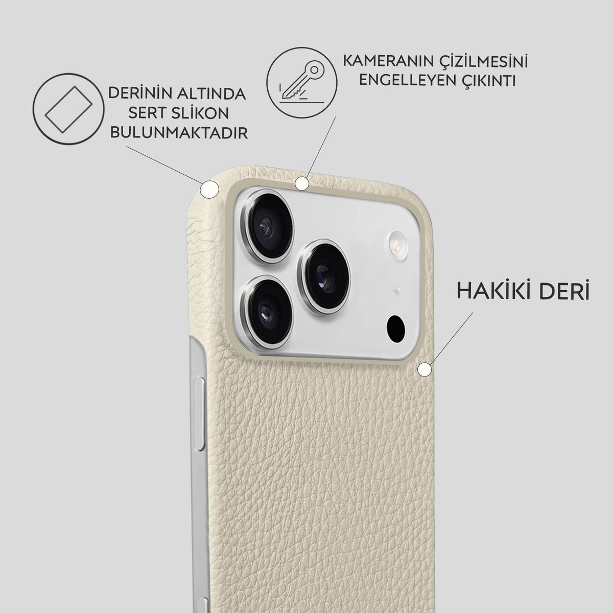 iPhone 18 Pro Max Leather Case — Ashe