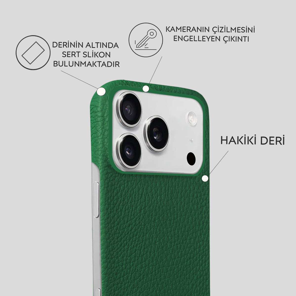 iPhone 18 Pro Max Leather Case — Ashe