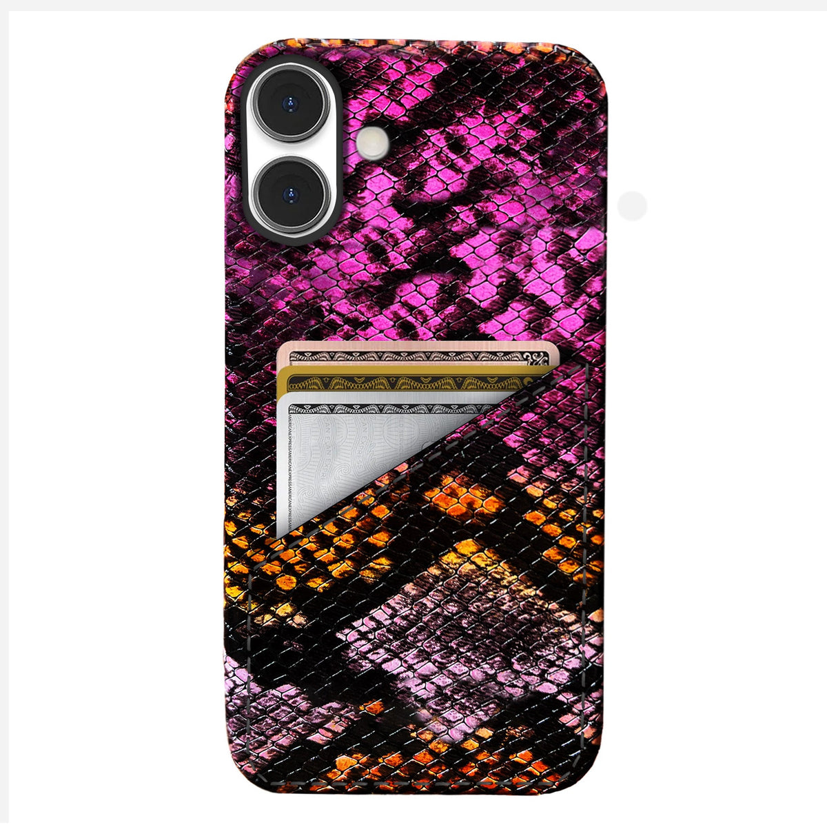 iPhone 16 Plus Leather Case — Elise Cardholder
