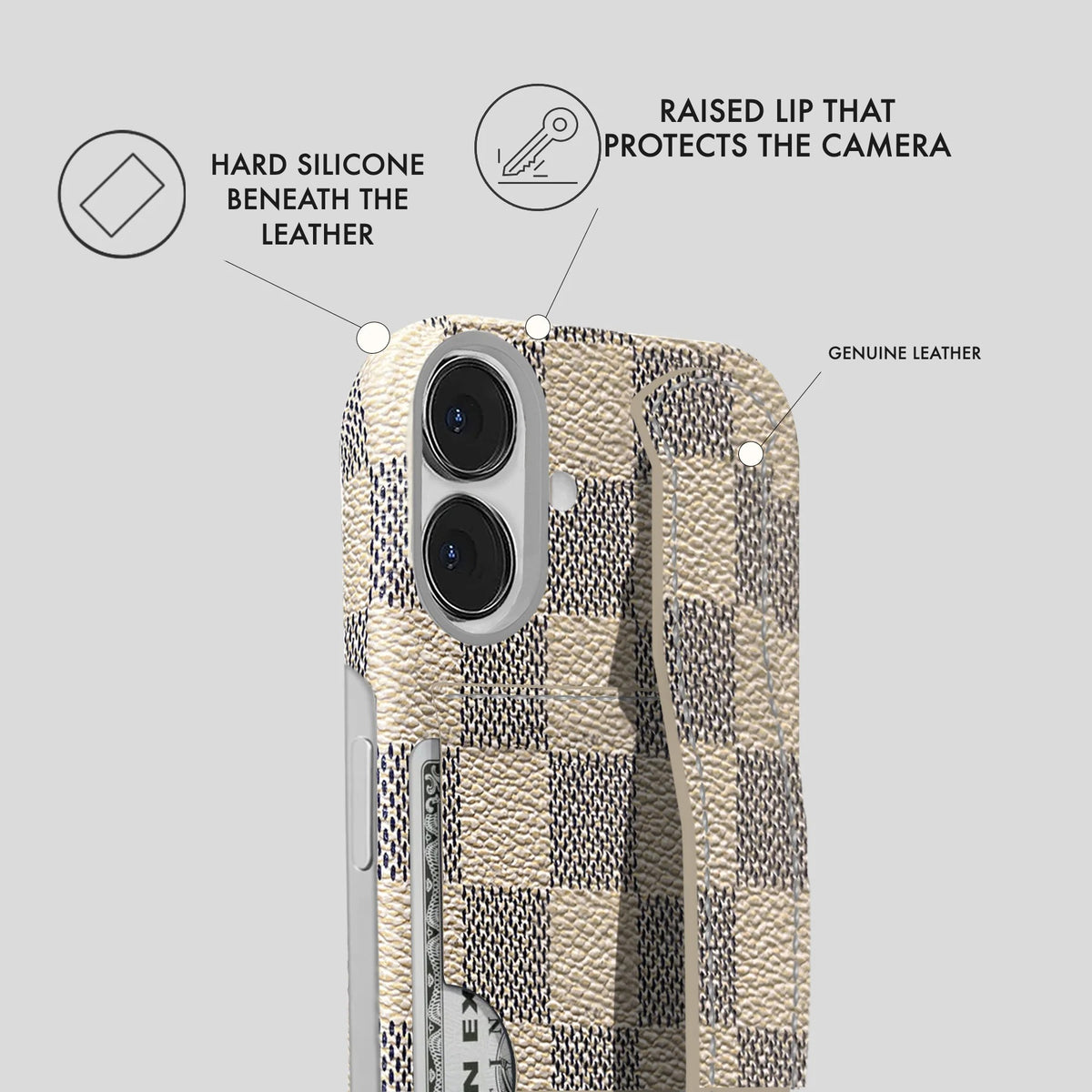 iPhone 16 Case — Dama Handle Cardholder