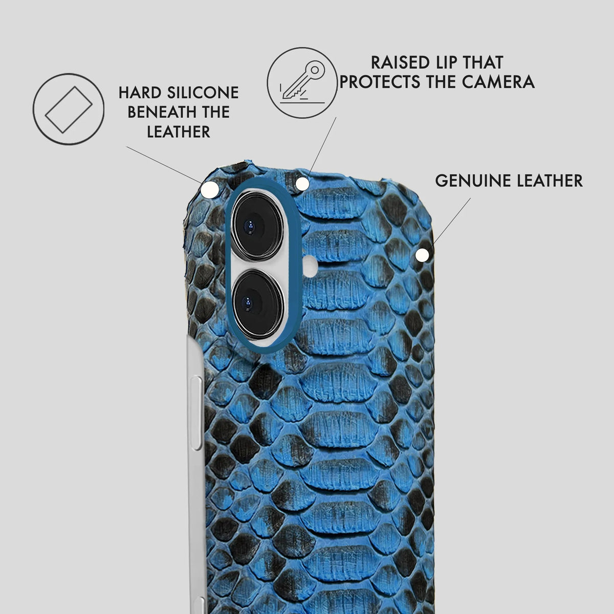 iPhone 16 Leather Case — Piton