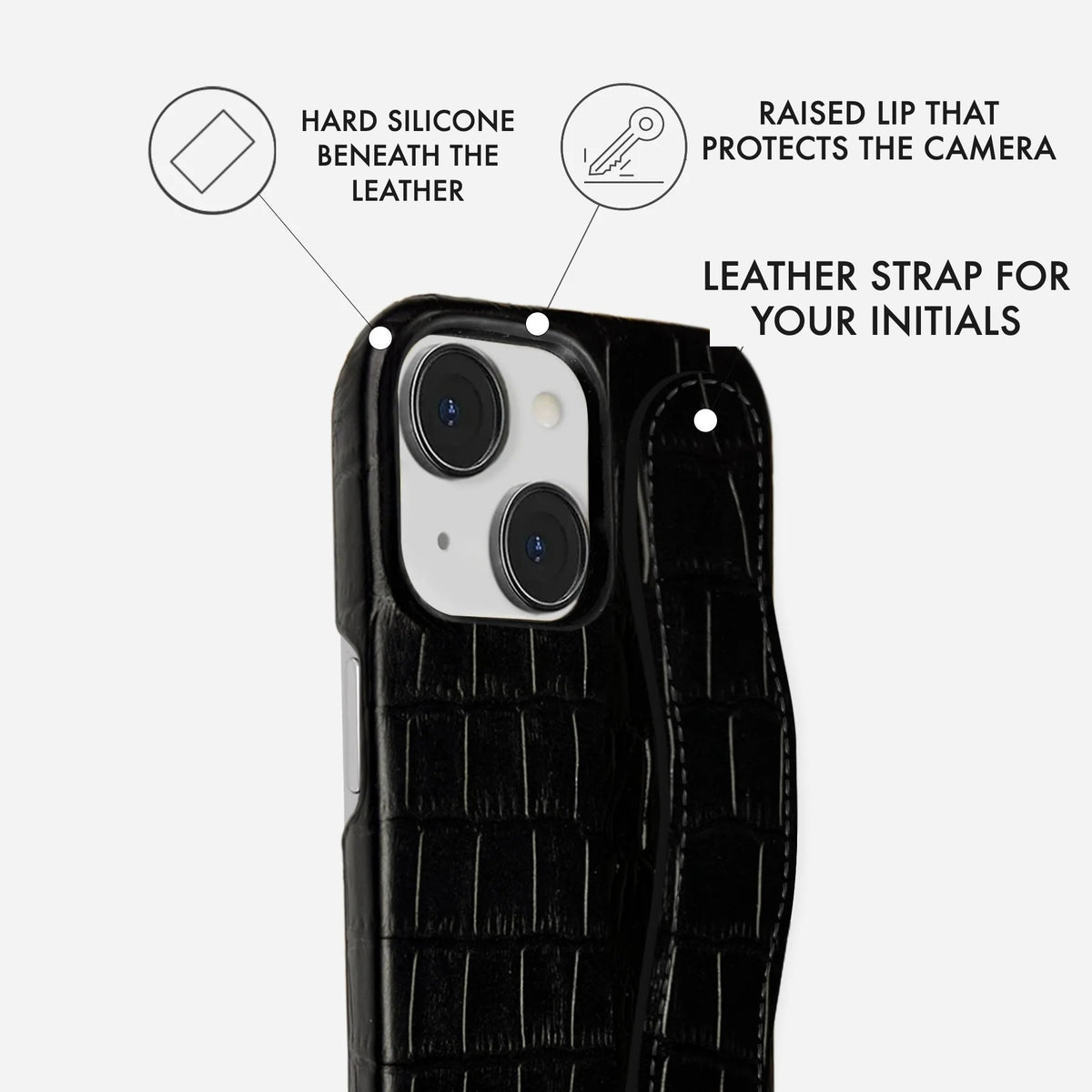 iPhone 13 Leather Case — Vega Handle