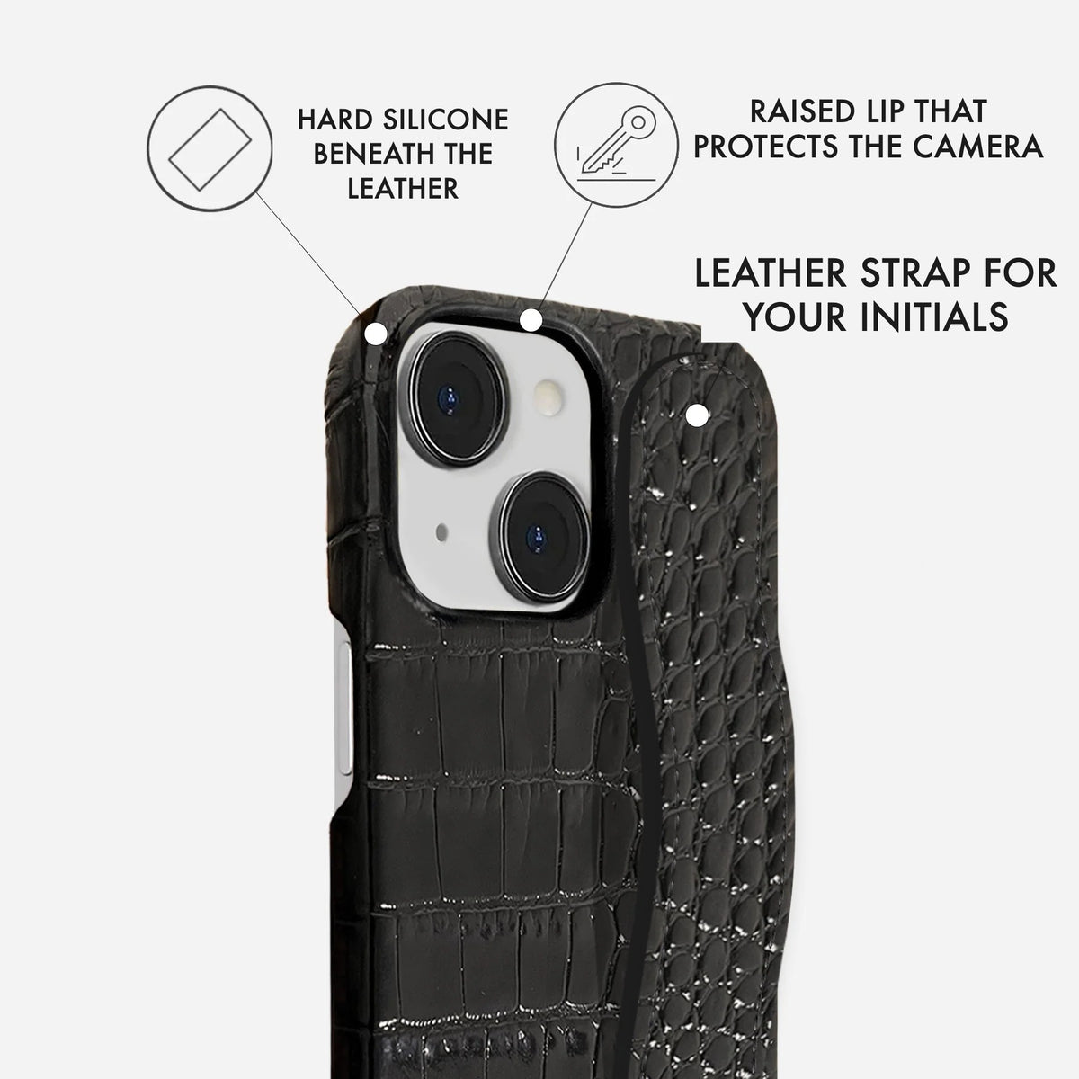 iPhone 15 Leather Case — Neo Handle