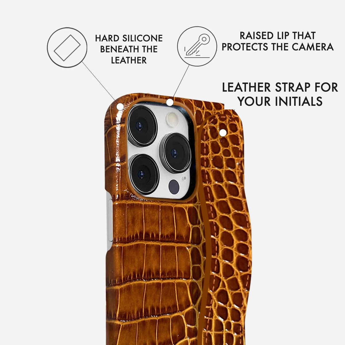 iPhone 15 Pro Leather Case — Neo Handle