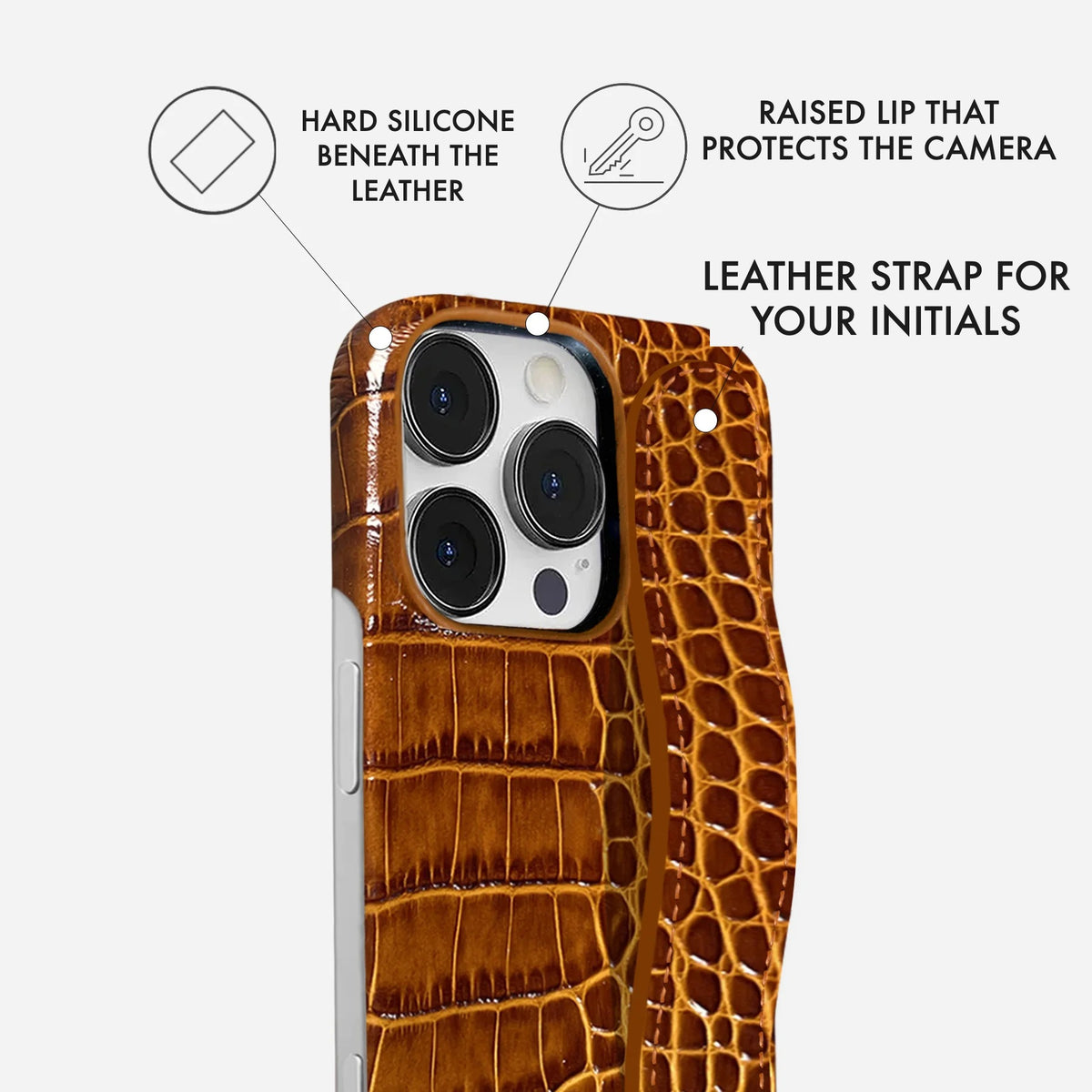 iPhone 16 Pro Leather Case — Neo Handle