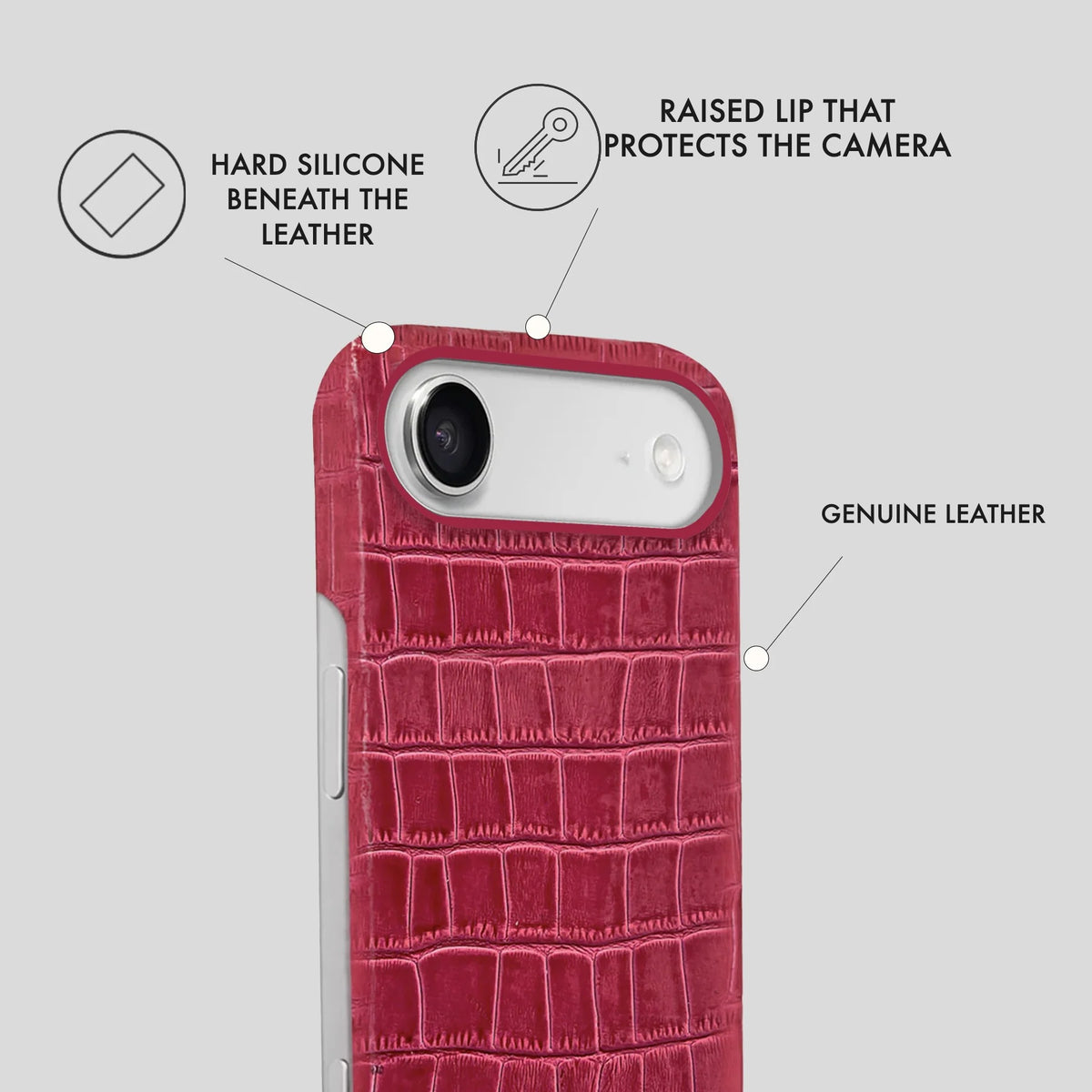 iPhone 17 Air Leather Case — Vega