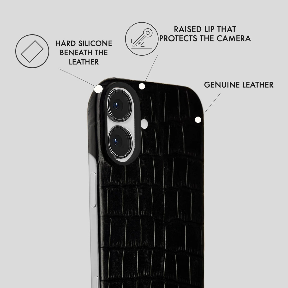 iPhone 16 Plus Leather Case — Vega