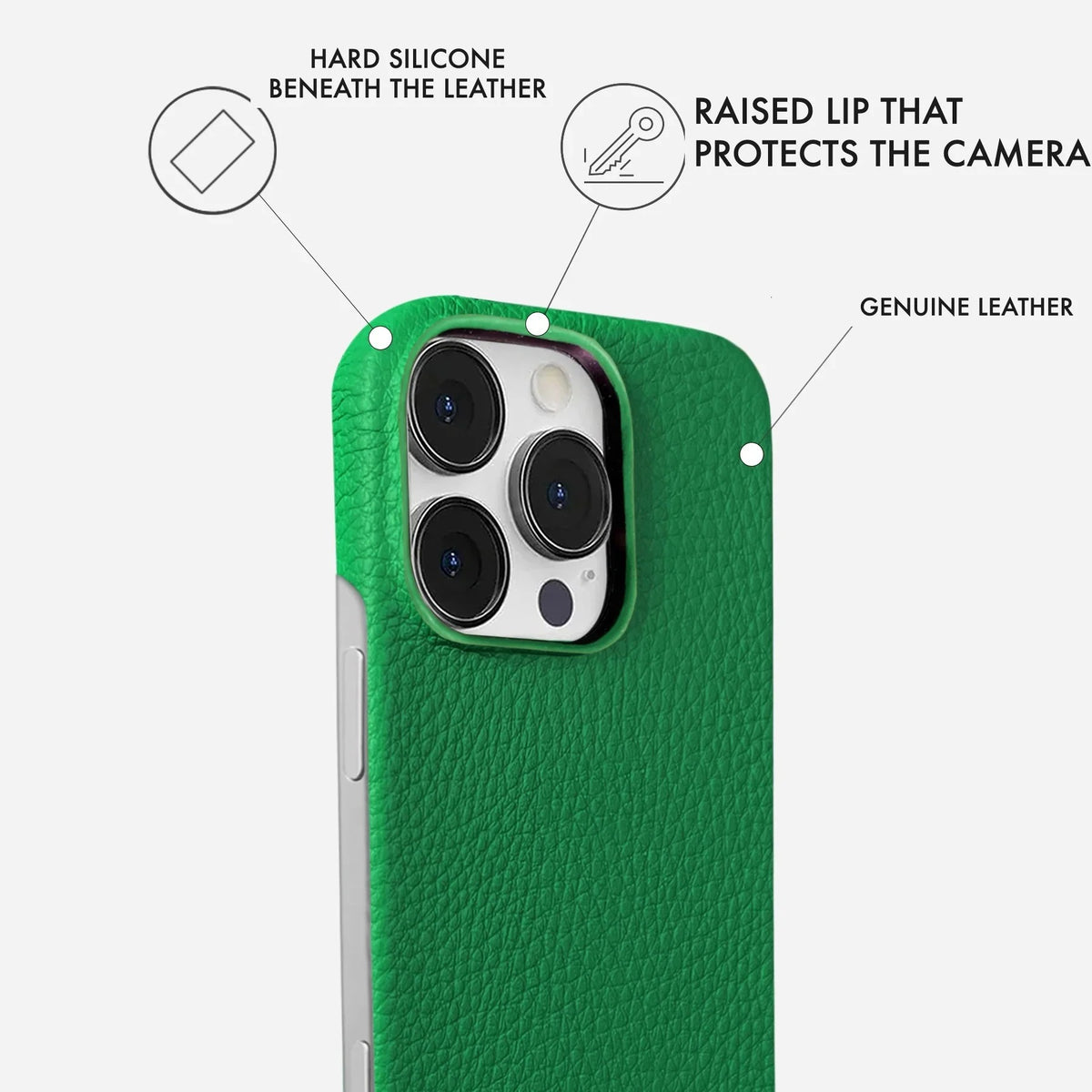 iPhone 16 Pro Leather Case — Ashe
