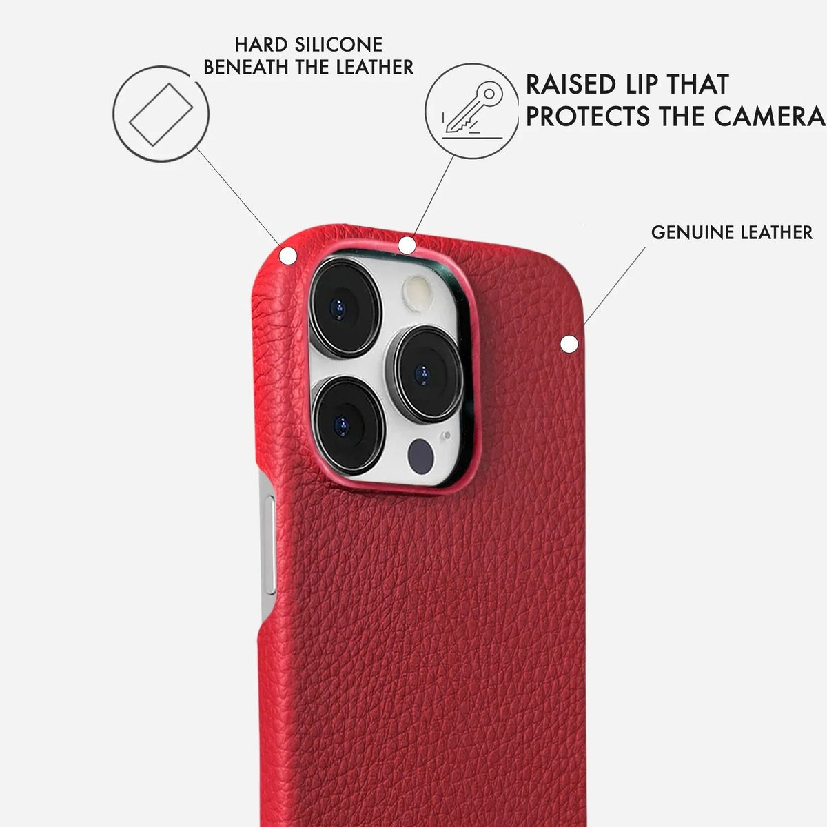 iPhone 15 Pro Max Leather Case — Ashe