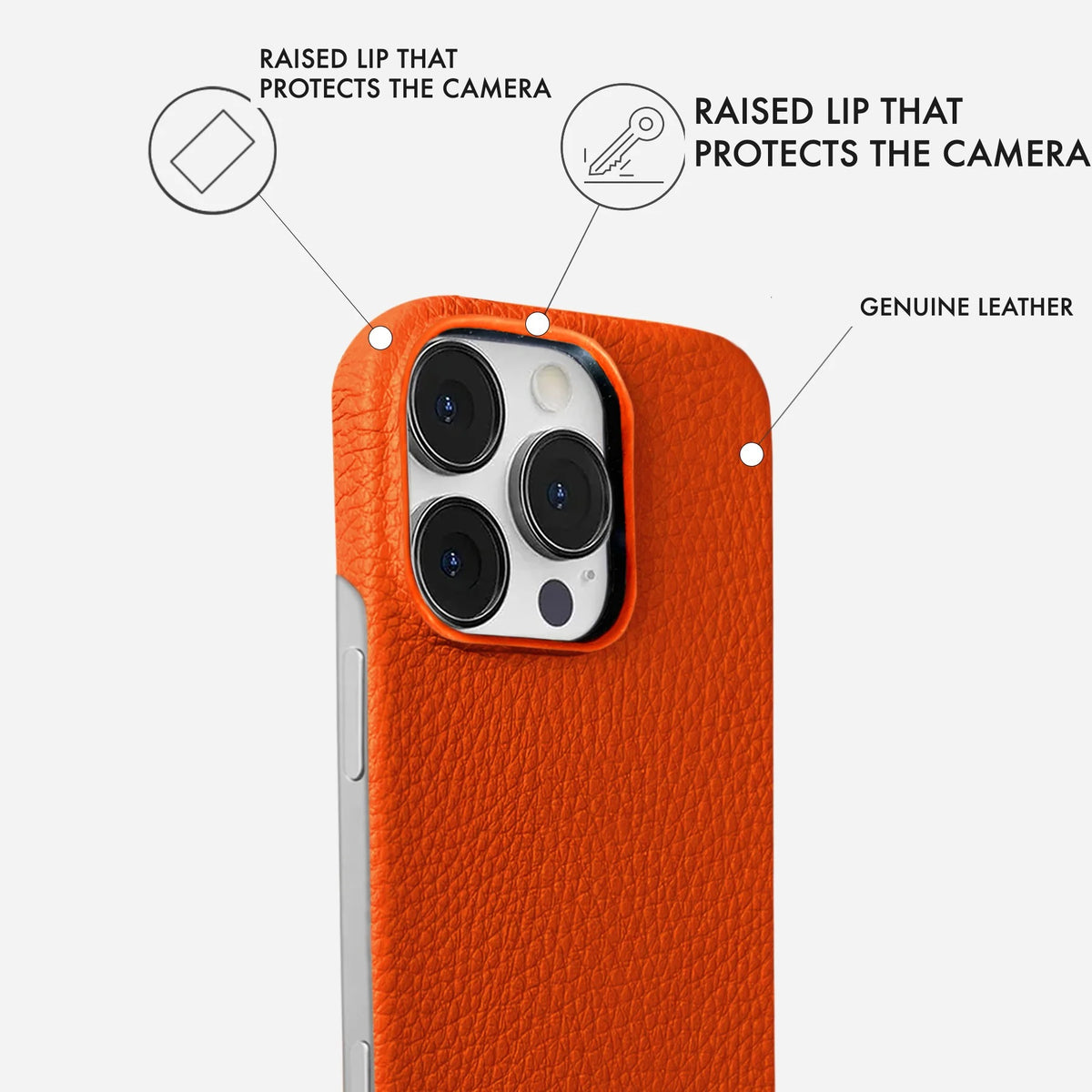 iPhone 16 Pro Leather Case — Ashe