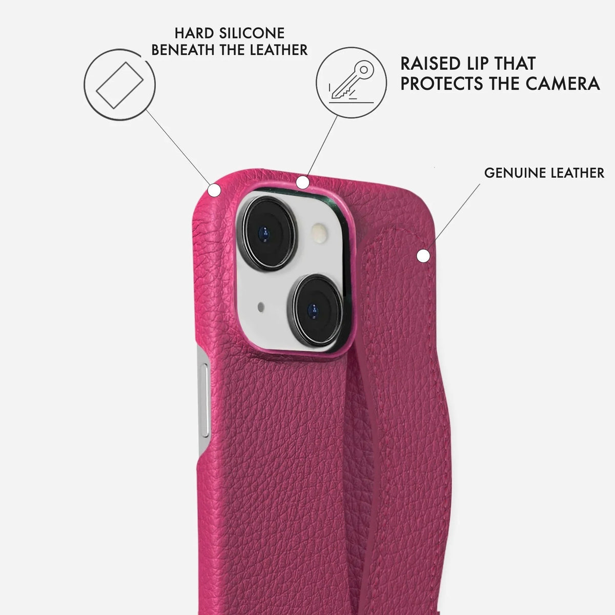iPhone 14 Plus Leather Case — Ashe Handle