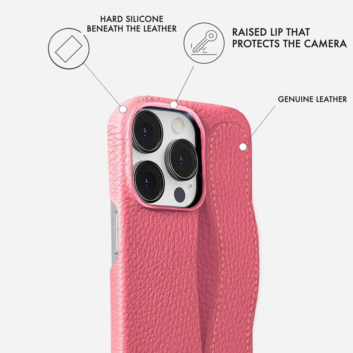 iPhone 15 Pro Max Leather Case — Ashe Handle