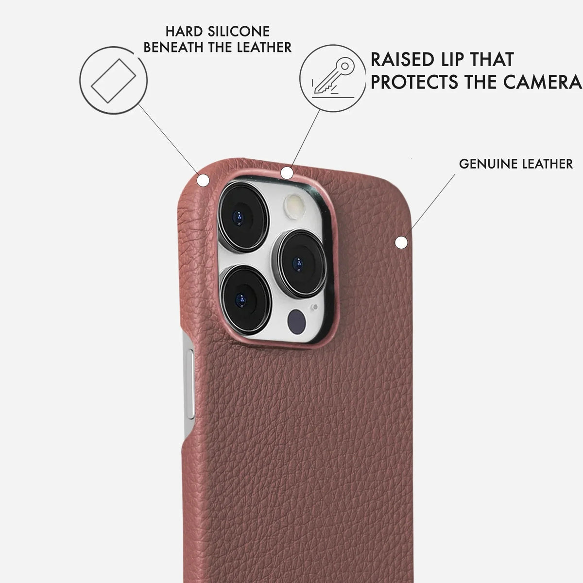 iPhone 13 Pro Leather Case — Ashe