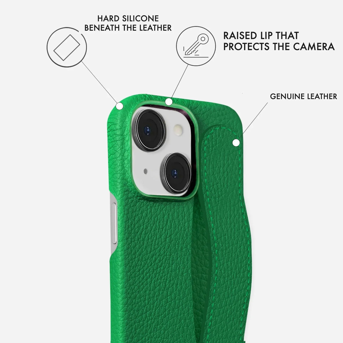 iPhone 13 Leather Case — Ashe Handle