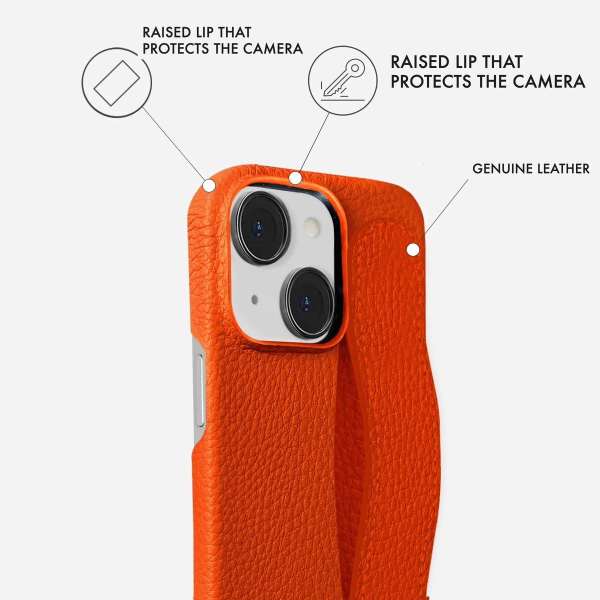 iPhone 14 Leather Case — Ashe Handle