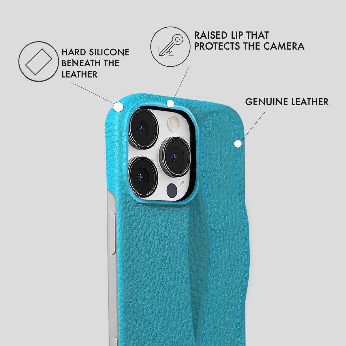 iPhone 16 Pro Leather Case — Ashe Handle