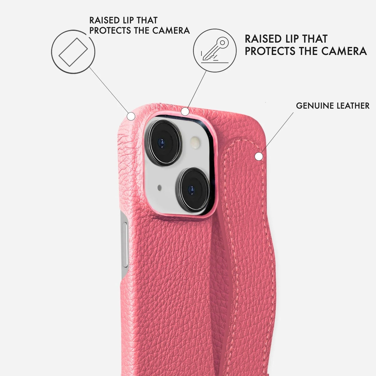iPhone 15 Leather Case — Ashe Handle