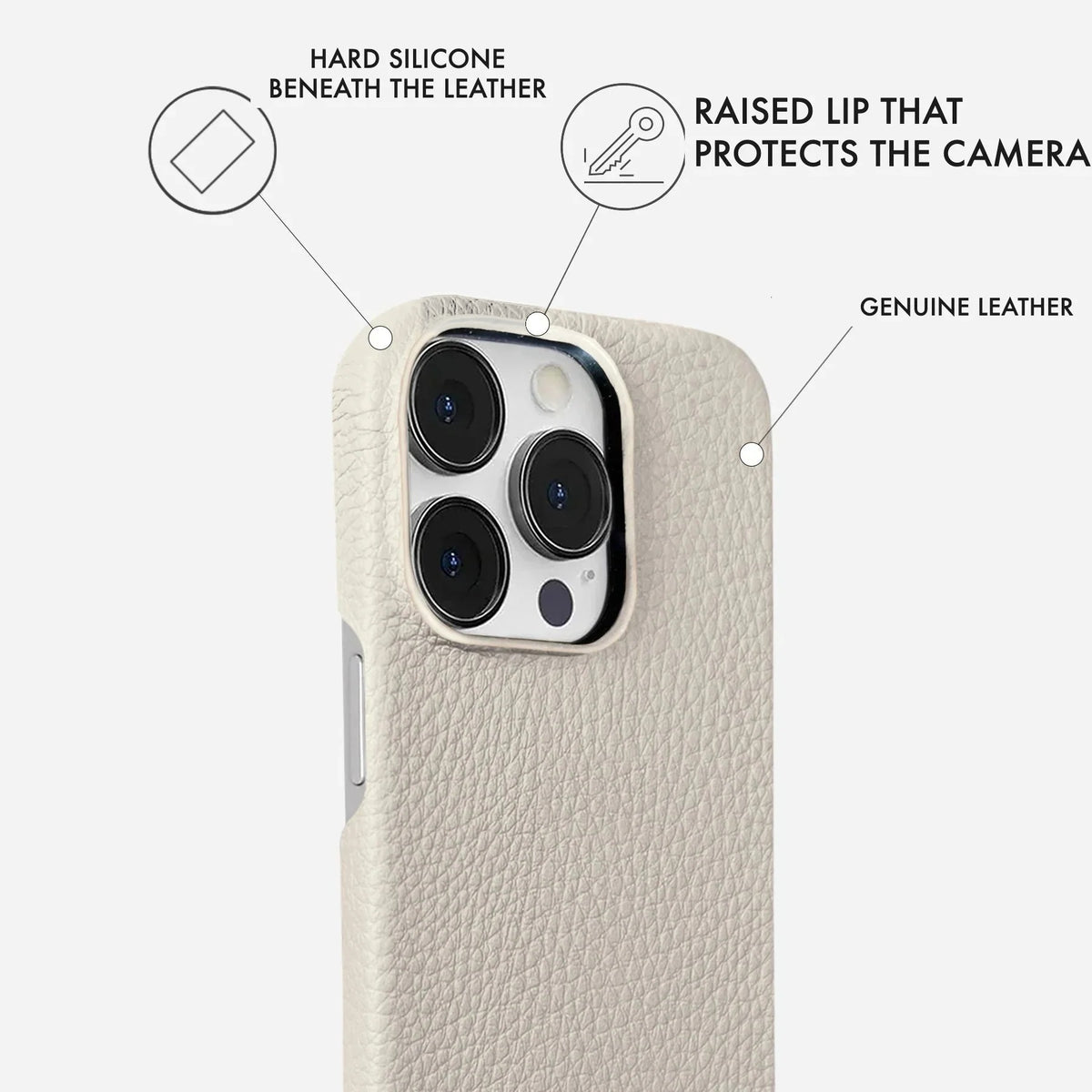 iPhone 15 Pro Max Leather Case — Ashe
